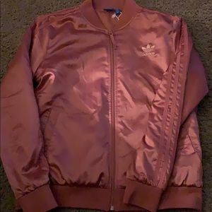 Adidas pink bomber jacket